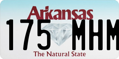 AR license plate 175MHM