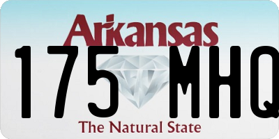 AR license plate 175MHQ