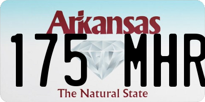 AR license plate 175MHR