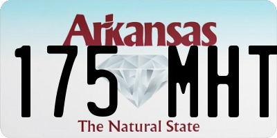 AR license plate 175MHT