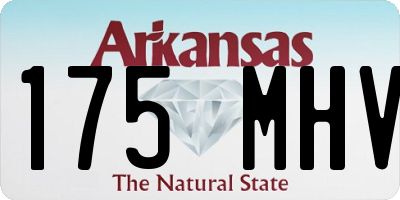 AR license plate 175MHV