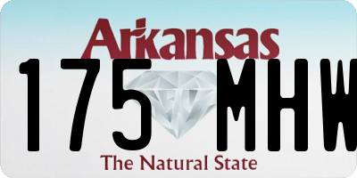 AR license plate 175MHW
