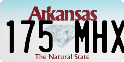 AR license plate 175MHX