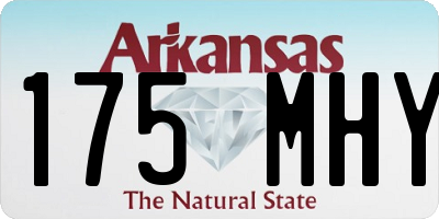 AR license plate 175MHY