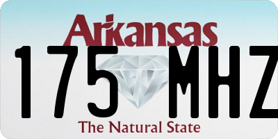 AR license plate 175MHZ