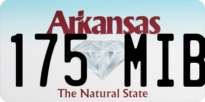 AR license plate 175MIB