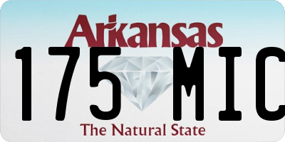 AR license plate 175MIC