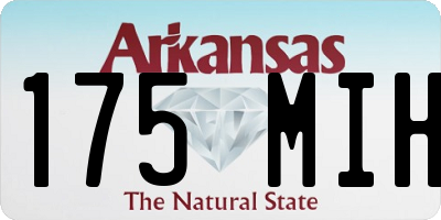 AR license plate 175MIH