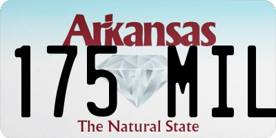 AR license plate 175MIL