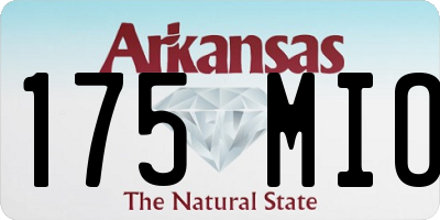 AR license plate 175MIO