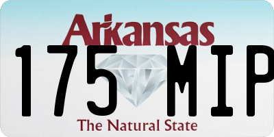 AR license plate 175MIP