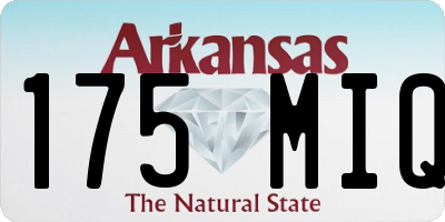 AR license plate 175MIQ