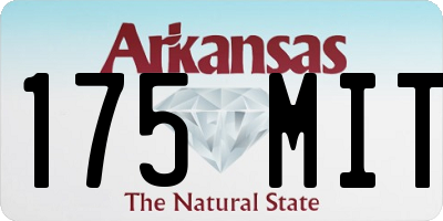 AR license plate 175MIT