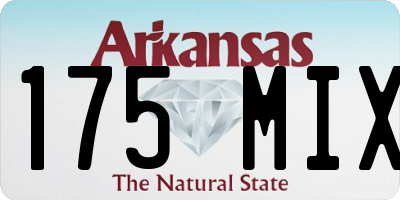 AR license plate 175MIX