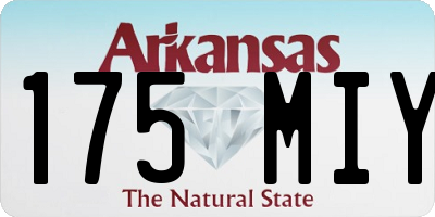 AR license plate 175MIY