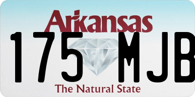 AR license plate 175MJB