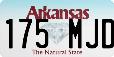 AR license plate 175MJD