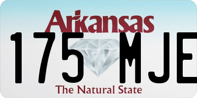 AR license plate 175MJE
