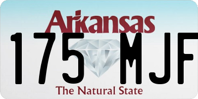 AR license plate 175MJF