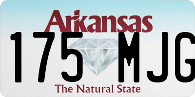 AR license plate 175MJG