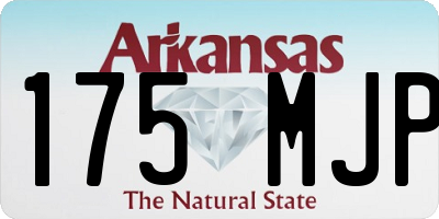 AR license plate 175MJP