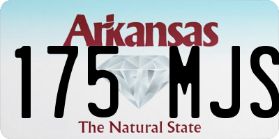 AR license plate 175MJS