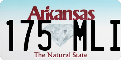AR license plate 175MLI