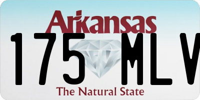 AR license plate 175MLV