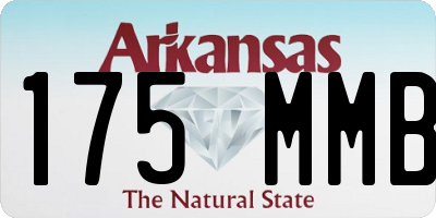 AR license plate 175MMB