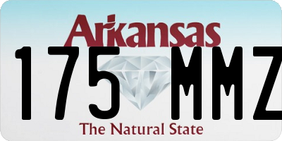 AR license plate 175MMZ