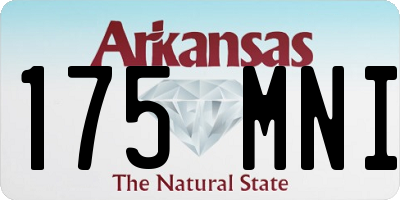 AR license plate 175MNI