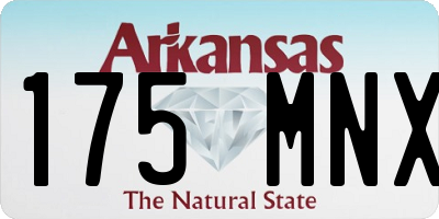 AR license plate 175MNX
