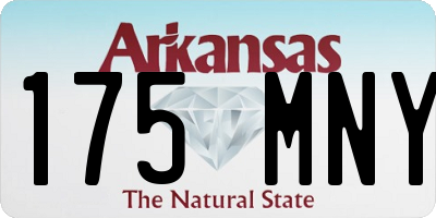 AR license plate 175MNY