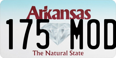 AR license plate 175MOD