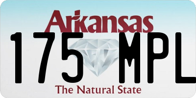 AR license plate 175MPL