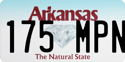 AR license plate 175MPN