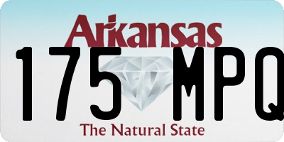 AR license plate 175MPQ