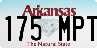 AR license plate 175MPT