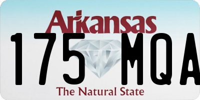 AR license plate 175MQA