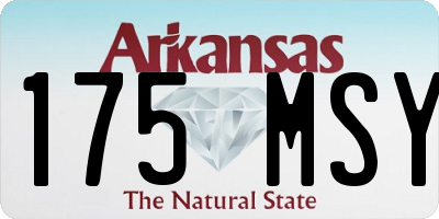 AR license plate 175MSY