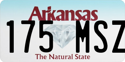 AR license plate 175MSZ