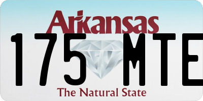 AR license plate 175MTE