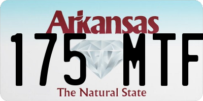 AR license plate 175MTF