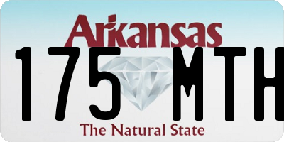 AR license plate 175MTH
