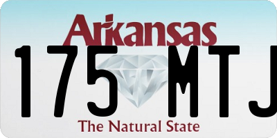 AR license plate 175MTJ