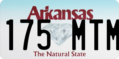 AR license plate 175MTM