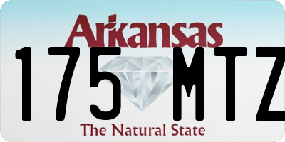 AR license plate 175MTZ