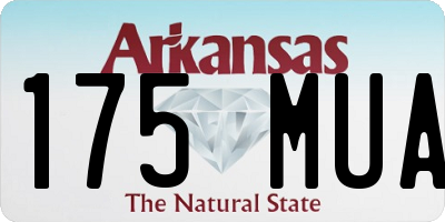 AR license plate 175MUA