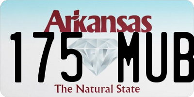 AR license plate 175MUB