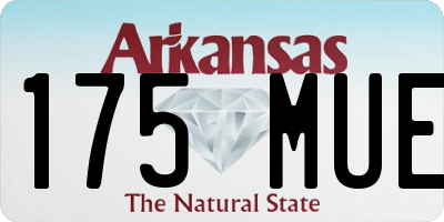 AR license plate 175MUE